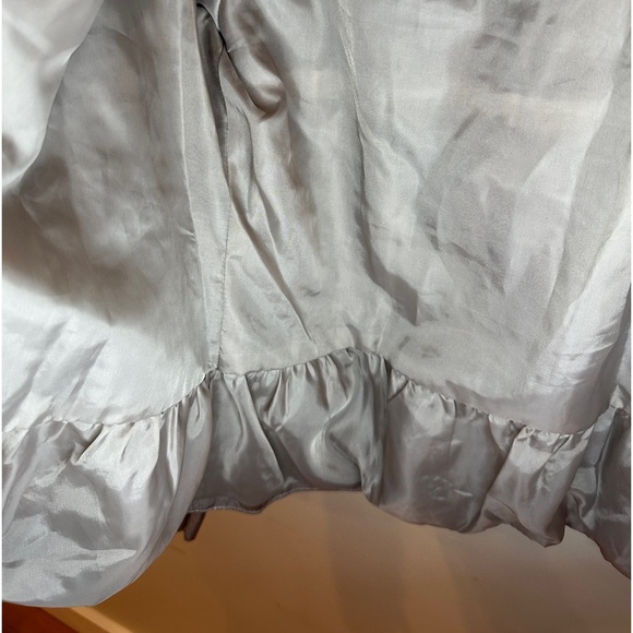 Chico’s bronze/metallic women’s rain jacket size 1 - Picture 5 of 7